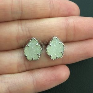 Kendra Scott white Jem studs